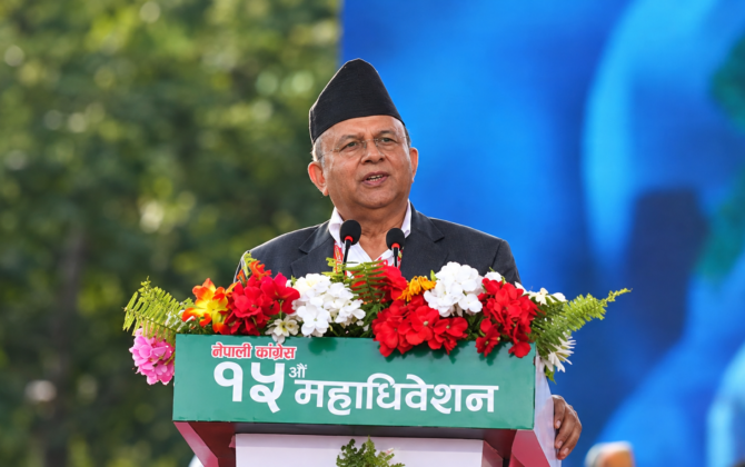 पोखरेलको आह्वान : लोकतन्त्रको रक्षा र देशको मुहार फेर्न कांग्रेससँग सहकार्य आवश्यक